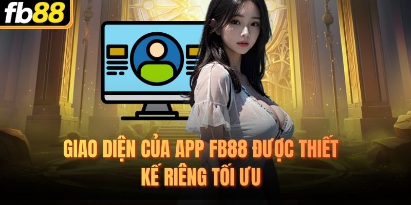 Giao diện của app FB88 được thiết kế riêng tối ưu